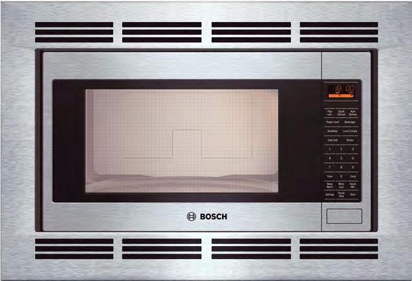 Convection Bosch convection microwaves offer you faster and more even cooking results than traditional microwaves.