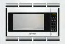 Stainless Steel Design Flush-to-cabinet Design Built-in Microwave Design Matched for Use in Combination with Bosch Wall Oven Contemporary Stainless Steel Design Flush-to-cabinet Design Black (HMB5060
