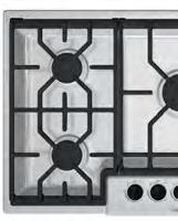 Cooktops 47 30" 36" 30" 500 Series 300 Series 300 Series NGM5054UC NGM5064UC NGM5024UC Stainless Steel Black White Centralized Controls for Easy Use and More Intuitive Operation of Cooktop Cooktop