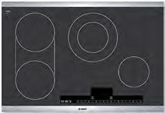 Cooktops 49 *** 30" 36" 30" 500 Series 300 Series 300 Series NET5054UC Black w/ Stainless Steel Trim NEM3664UC Black NEM3064UC Black Sleek Touch Control Panel Offers a Choice of 17 Settings for