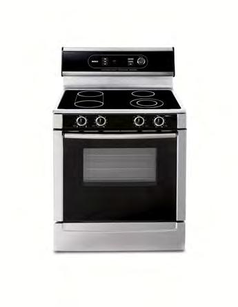 Ranges 61 Electric Electric 700 Series 500 Series HES7052U Stainless Steel HES5L53U Stainless Steel True Hidden Bake Element Black Knobs ClearTouch Electronic Oven Controls True Hidden Bake Element