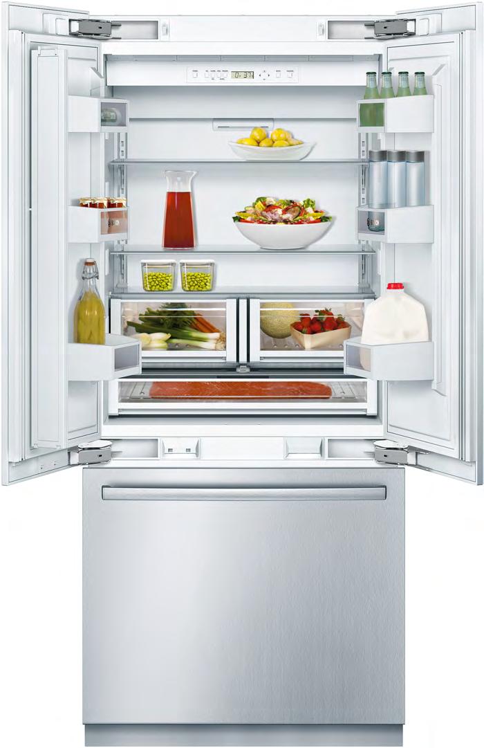 74 Refrigeration Built-in Refrigerators Built-in refrigerators meet German engineering.