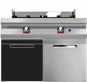 even heat transfer and to allow full use of the cooking surface, and are also easy to clean since they can be removed and washed in any dishwasher.