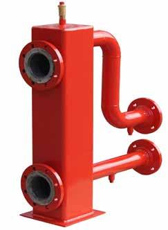 6. Accessories - Hydraulics and Gas 6.1. Low loss header Used to allow secondary system flow flexibility. Designed for a primary T of 20 C.