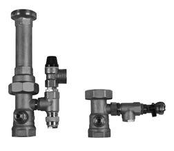 6.9. Boiler flow and return connection valve set, TopGas (60,80) Connection set for TopGas (60,80) For use with circulation pump mounted on