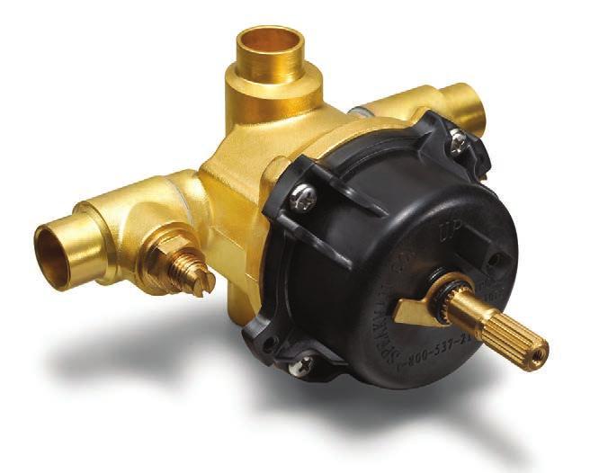 Integral stops Sweat Connections CPV-5000 Thermostatic/Pressure Balance Valve SM-5000 SM-5400 Thermostatic/Pressure