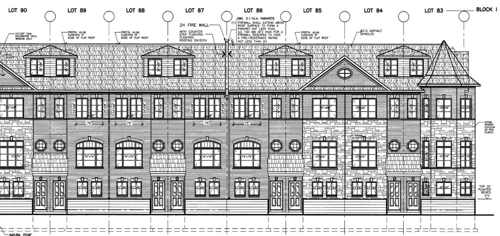 height, however the roof design, which includes the use of dormers and gables to