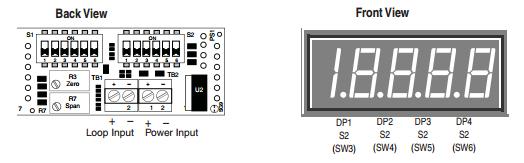Setting DIP-switches for ppm-reading: DIP-switches must be set according to
