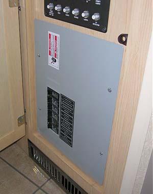 SECTION 6 ELECTRICAL Shut off the equipment (example: roof air conditioner) and allow a brief cooling period. Then reset the breaker by moving the switch to Off and back to On.