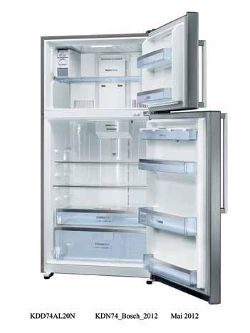 KDD74AL20N stainless steel look CrisperBox Electronic control for fridge and freezer In-door ice and water dispenser Dimensions (H x W x D): 175.6 x 91 x 72.