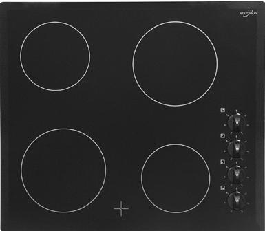 18 OVENS HOBS ECH690TC B65MF 4 60cm 4 Zone Ceramic Hob Front Touch