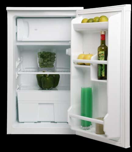 48cm Undercounter Icebox Fridge 2 Star Freezer Compartment 1 x Glass Shelf 1 x djustable ire Shelf Large Capacity Salad Drawer 25w Lamp uto