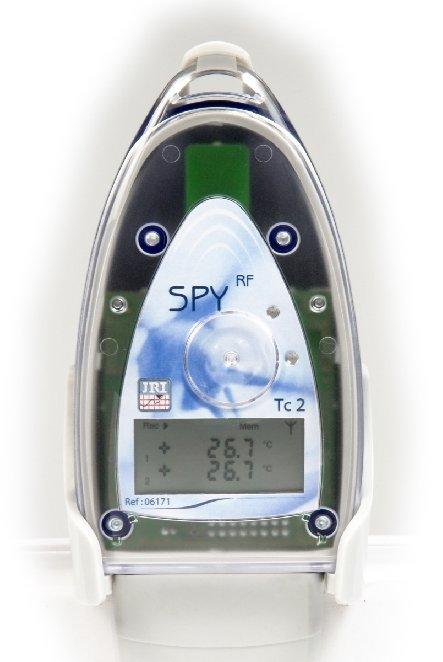 Wireless data logger, complete consisting of: Wireless data logger, SPY RF U1-ex 1-channel for Pt100, 4-20mA / 0-1V / contact on-off, with display Measurement accuracy at 23 C: +/- 0,3 C Resolution