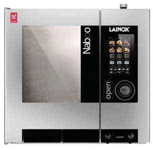NABOO Model Capacity 7 x 1/1 GN Distance between layers mm 70 Number of meals 50 / 120 External dimensions mm 875 x 825 x 820 h* Packing dimensions mm 945 x 990 x 1000 h Electric models Boiler