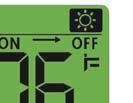 BLANK HEAT: the OFF setting will look like this on the remote control display: Caution: louver.