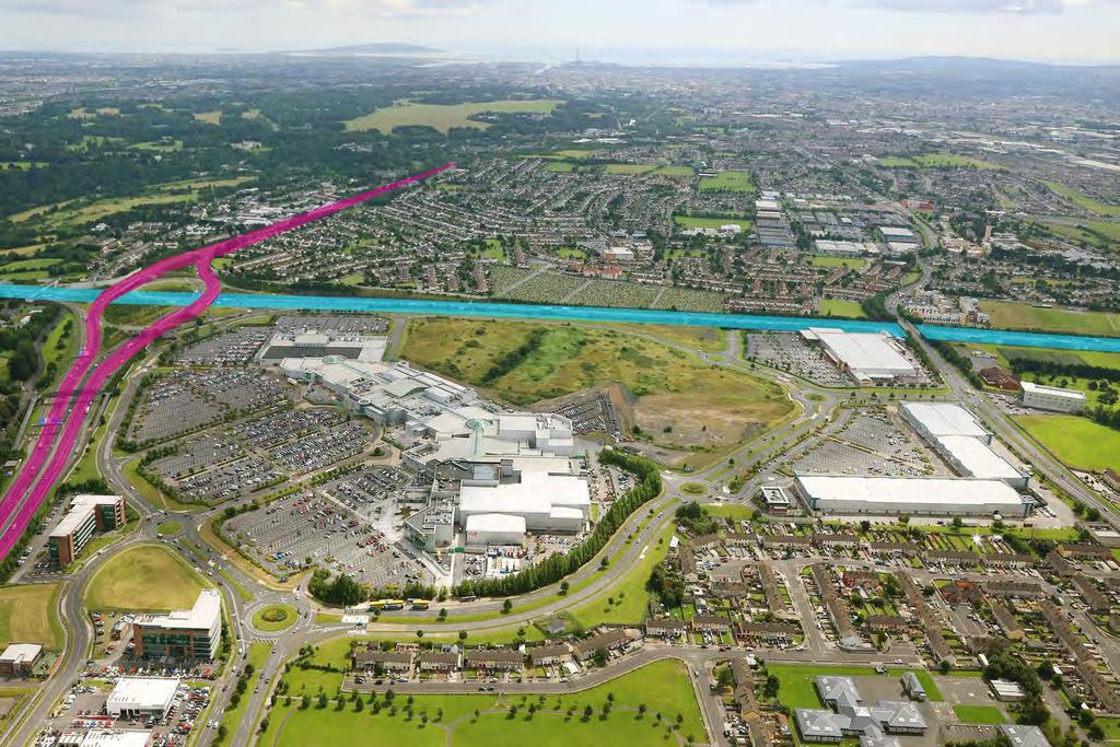 Dublin City Centre N4 Proposed Liffey Valley