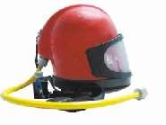 breathing to operator Air conditioner cools air to helmet to ensure comfortable environment