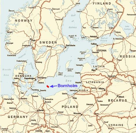 Bornholm Bornholm in the Baltic Sea