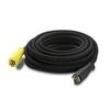 Standard with unions on both sides High-pressure hose, 10 m DN 8, 315 bar, extension with union on both sides, M 22 x 1,5 with anti-kink protection.