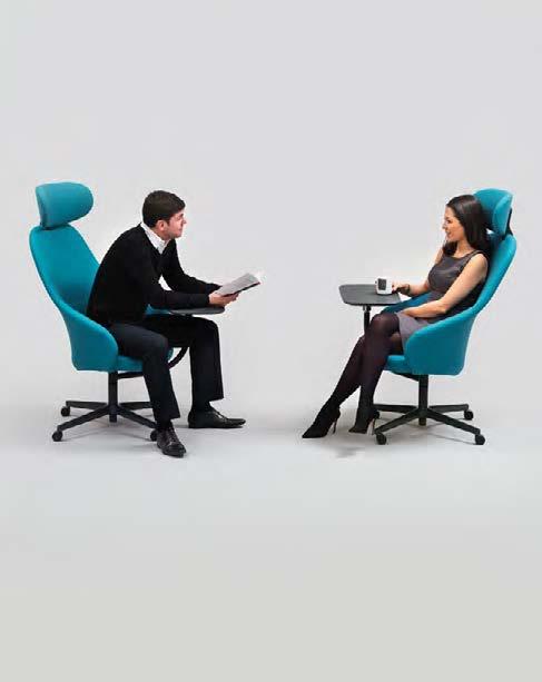 Chair Collection 069 Ad-Lib Work Lounge Collaboration is seen as the key to business success today.