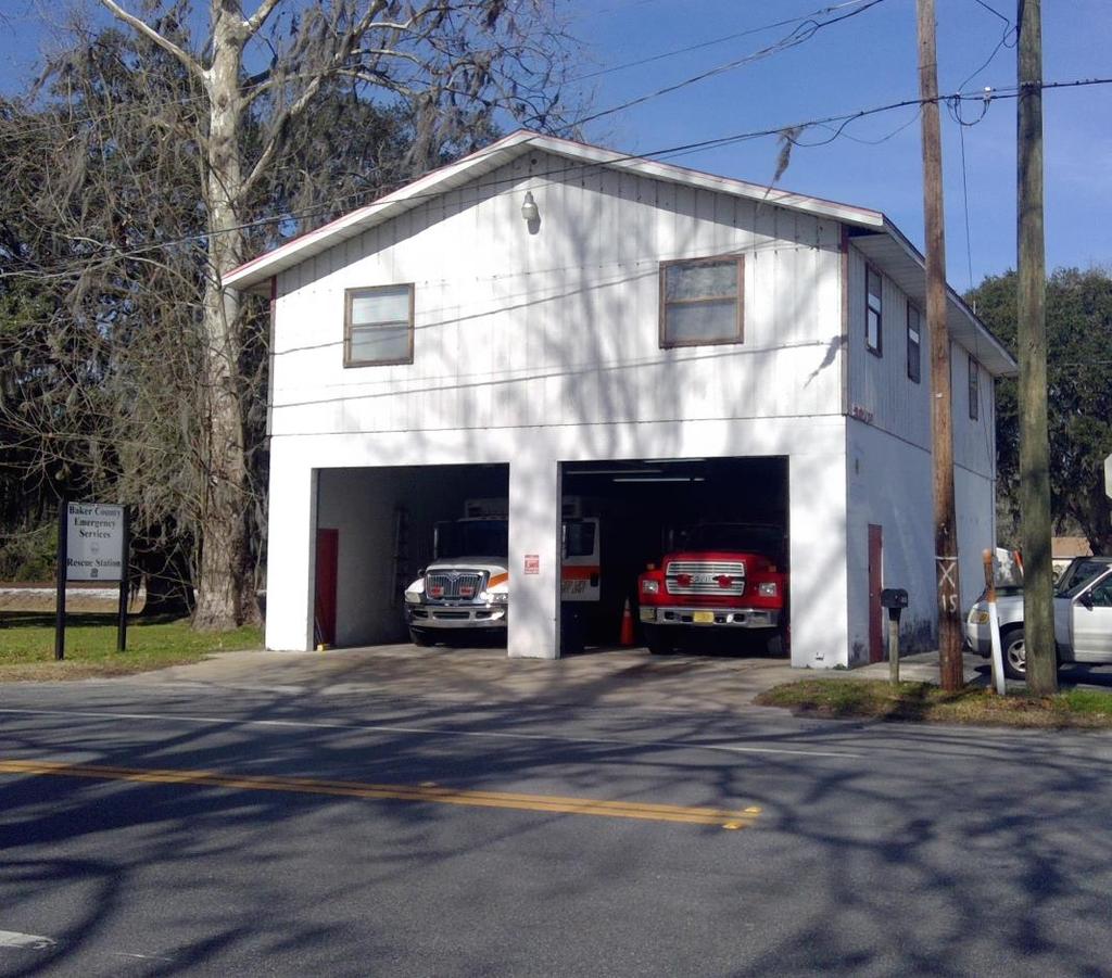 Station 70 Sanderson Provides fire protection and emergency medical services to the western end of Baker County (including Olustee).