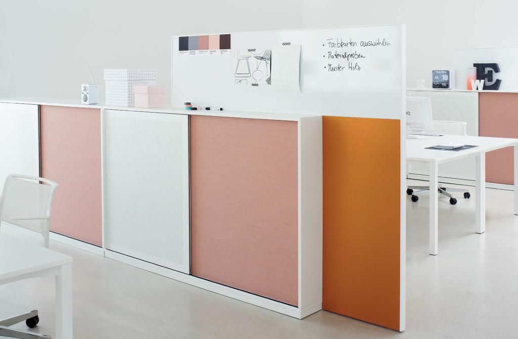 S series sliding door cabinet accessible from both