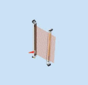 Flameproof Type Curtain 638 Mounting bracket enables easy beam-axis alignment The beam-axis alignment is easy since angle adjustment is possible with the enclosed rear mounting bracket.