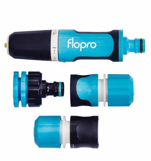 Flopro+ Hose Connectors and Repairer feature an extended clench mechanism for Super Grip Connection,