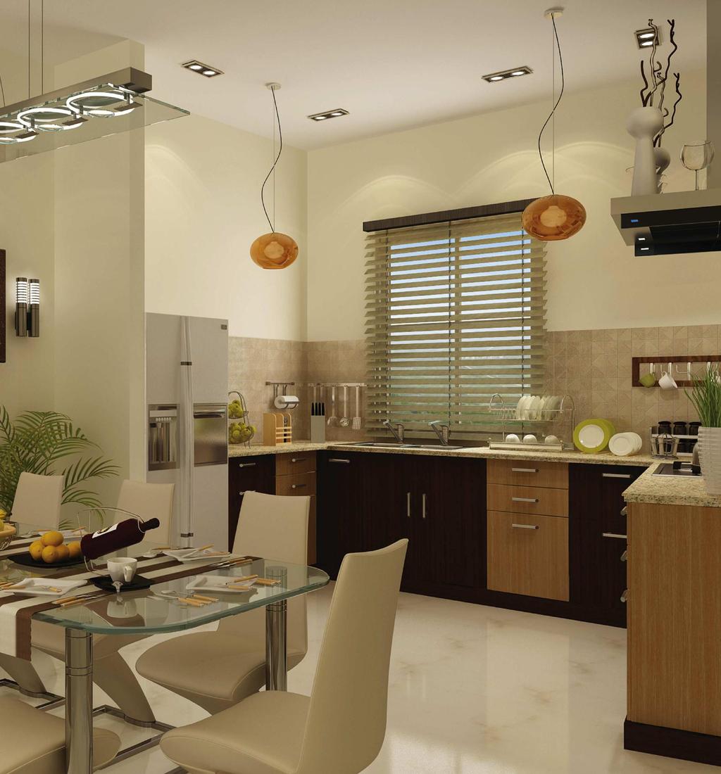 Your delightful cooking space with more of everything Waiting for you at ORB is a modern, clean, stylish and impeccable specimen of cooking space.