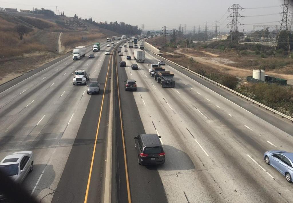 Caltrans: SR-60 NSDV flyover west of Greenwood Ave affects the ability to widen SR-60 to full