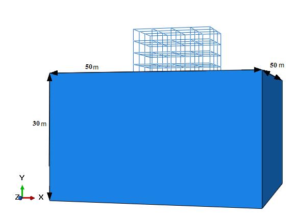 2.2 Building dimension Height of building above GL Plan dimension : 12 m : 20m in X 15m in Y Column dimension : 0.45m x 0.45m Typical storey beam dimension : 0.575m x 0.23m Ground level beam : 0.