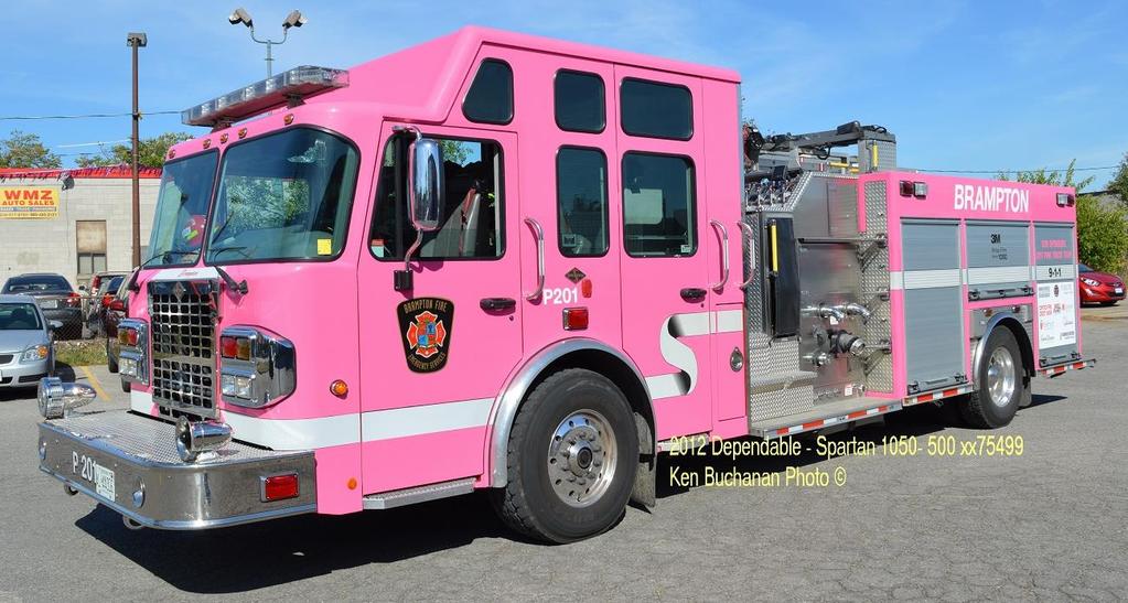 Brampton, ON P.201 pink for breast cancer research.