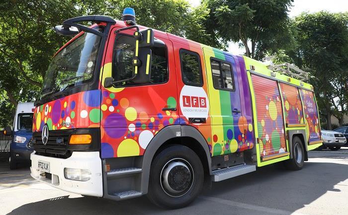 (Andrew Henry) The LFB Pride Wrap, from July.