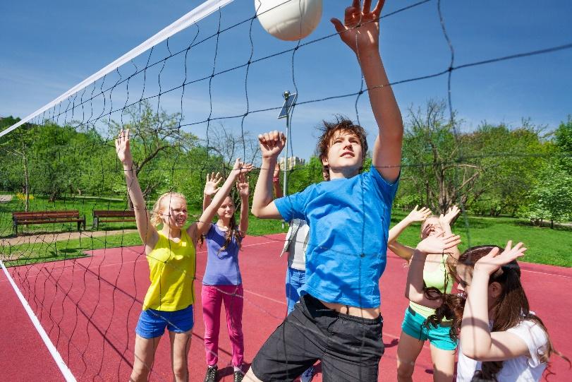 4. Volleyball court An Outdoor Volleyball Court would be a valuable addition to our physical education program.