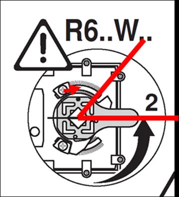 Optional Free-Cooling With a Phillips screwdriver, move the end of travel. Fix it to always keep an opening between 100% and the minimum desired (50%) in example below.