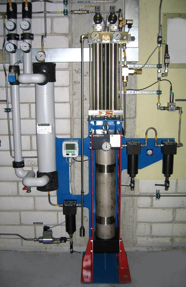 SCHUPP GAS DYE STATIONS Gas Processing Systems Efficient Solutions for processing breathing air or industrial atmosphere.