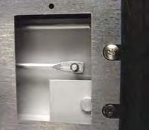 7.24 Oven Door Lock Assembly Location: Left hand side panel If the door lock is engaged and the door cannot be opened, refer to the following procedure. 1. Remove the oven from the joinery cavity.