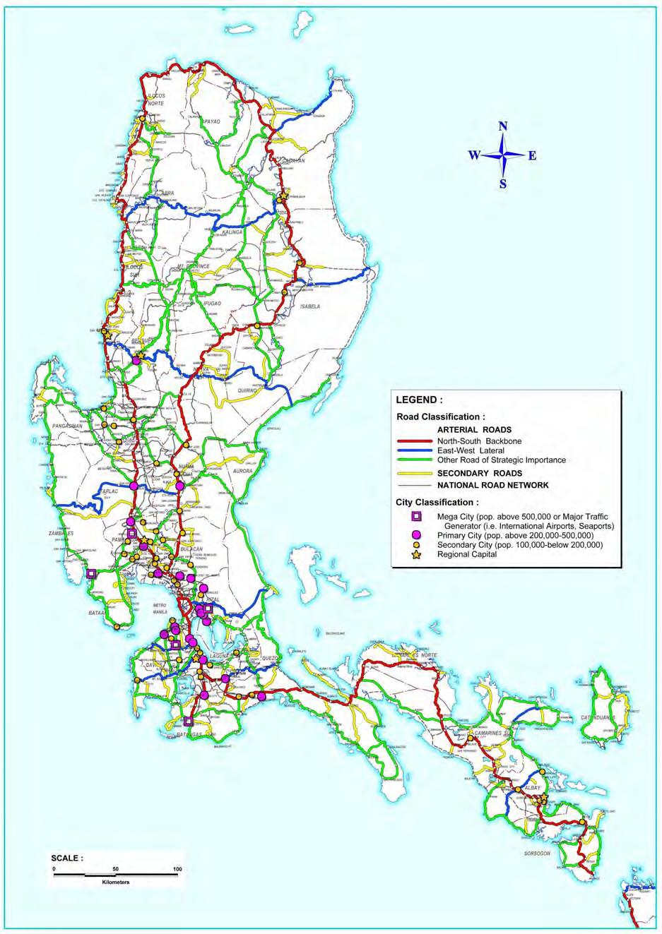 Source: Prepared by the Study Team based on DPWH data and NSCB data.