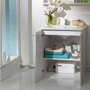 DOMESTIC RANGE Its small dimensions and low level start make SANISHOWER perfectly adapted to be integrated under a shower tray or discreetly
