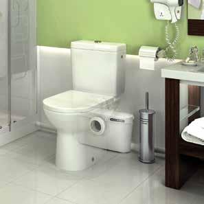SANIACCESS RANGE Quiet and smart, SANIACCESS makes it possible to install a complete bathroom.