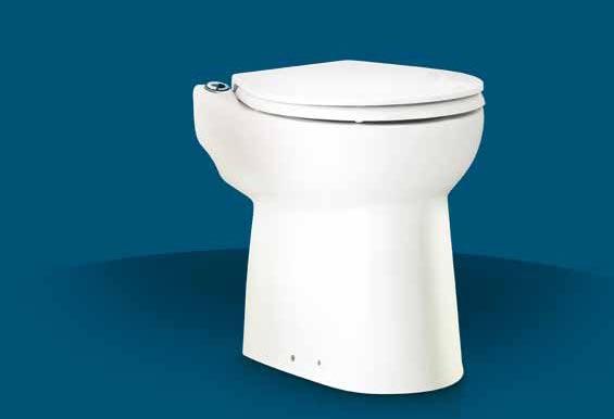 SANICOMPACT is the most compact cisternless toilet with