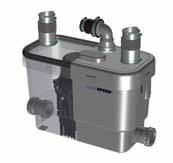 SANISPEED Silence is a powerful grey water pump which is intended for light commercial mercial situations.