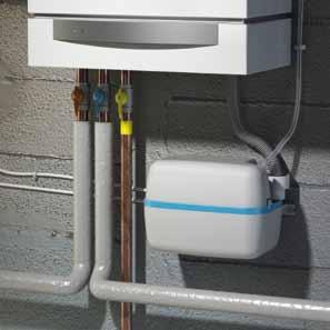 COMMERCIAL RANGE SANICONDENS Pro pumps condensate away from condensing boilers and air conditioners.