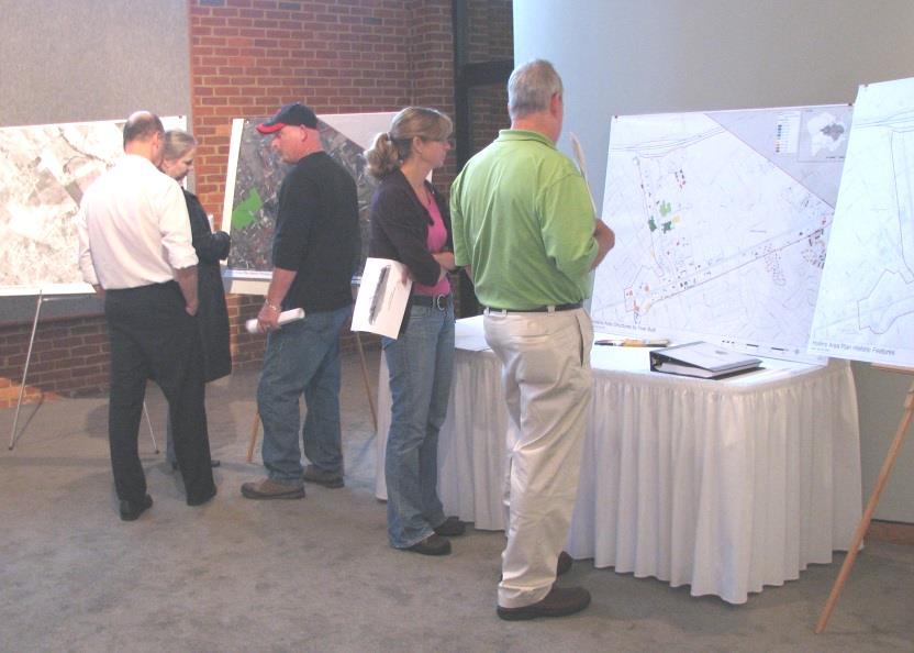 Hollins Area Plan: Outreach Two Community Meetings held in April and