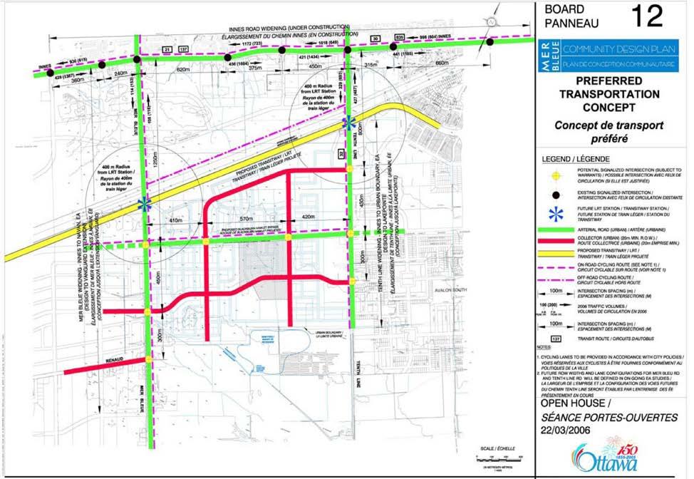 5.2 Transportation Plan A Transportation Impact Study was prepared in support of the Community Design Plan and should be referred to for more detail if required.
