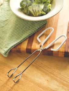 FOX RUN TOOLS & GADGETS TONGS 10" TONGS 5256 0-30734-05256-3 5255 0-30734-05255-6 12" TONGS 5257 Chromed Steel with Covered Handle 0-30734-05257-0 10.