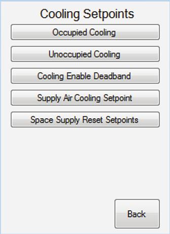 Figure 19: Setpoint Data Entry Screen The name of the setpoint will be displayed at the top of the screen. Press the <UP> and/or <Down> arrows to change the value. Press <OK> to save the value.