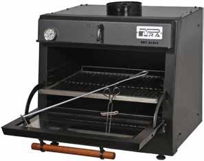 Charcoal Ovens Code Model Description Temperature Range Cooking Area GP556 450102 Pira 45, 90 Covers,