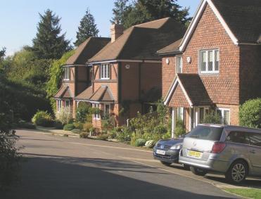 most recently, Meadowlands Drive The roads where houses previously had large