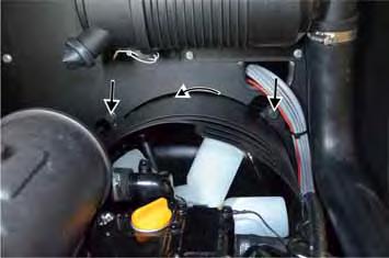 Defective V-belts must be replaced immediately. Replacing V-belt Shut off the motor and remove the key from the key switch.